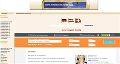 Desktop Screenshot of hotelsuche.name